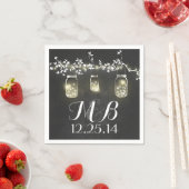 Seilleuchten und Wandleuchten Serviette (Beispiel)