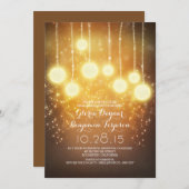 Seillichter und Signalleuchten schimmern ein Anhän Einladung (Vorne/Hinten)