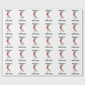 Seilschwingen Stimmung Gute Vibes Geschenkpapier (Flach)