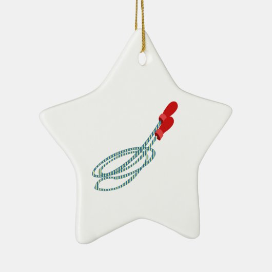 Seilspringen Keramik Ornament (Rechts)