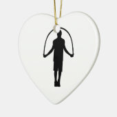 Seilspringen Keramik Ornament (Links)