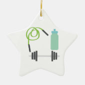 Seilspringen Keramikornament (Vorne)