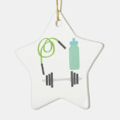 Seilspringen Keramikornament (Links)