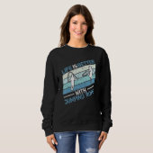 Seilspringer springen Seil Seilspringen und spring Sweatshirt (Vorne ganz)
