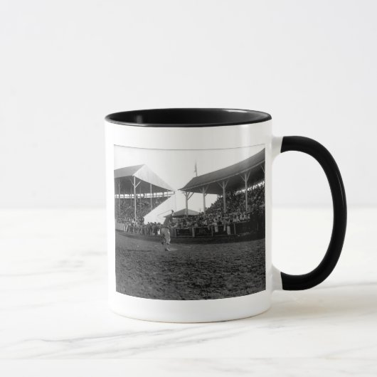 Seiltricks bei einem Rodeo Tasse (Rechts)