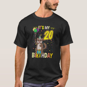 Sein 20. Geburtstagsgletscher T-Shirt