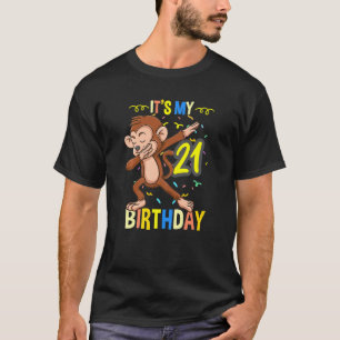 Sein 21. Geburtstag trockenes Affentier T-Shirt
