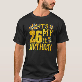 Sein 26. Geburtstag Happy 1996 Geburtstag für Männ T-Shirt