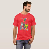 Sein 30. Geburtstag Wolf Lover T-Shirt (Vorne ganz)