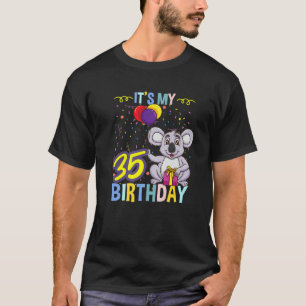 Sein 35. Geburtstag Koala Animal Lover T-Shirt