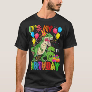 Sein 6. Geburtstag Junge T Rex Dinosaur Geburtstag T-Shirt