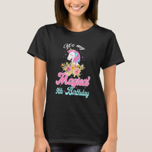 Sein 9. Geburtstag Einhorn 9 Jahre alt Geburtstag T-Shirt