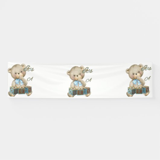 Sein A Boy 2.5x10 Vinyl Banner (Horizontal)