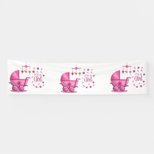 Sein A Girl 2.5x10 Vinyl Banner (Horizontal)