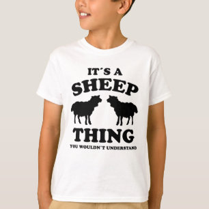 Sein A-Sheep-Design Schafe Lamb-Bauer Geschenk T-Shirt