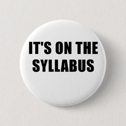 Sein an der Syllabus Button (Vorderseite)