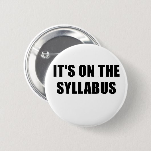 Sein an der Syllabus Button (Vorne & Hinten)