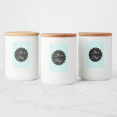 Sein Aquamarines Baby-Dusche Glas Mason Jar Label Lebensmitteletikett (Flaschen)