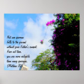 Sein Auge ist auf dem Sparrow Poster (Vorne)