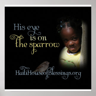 Sein Auge ist auf dem Sparrow Poster