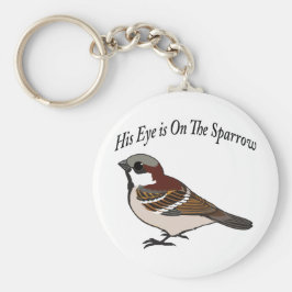 Sein Auge ist auf dem Sparrow Schlüsselanhänger