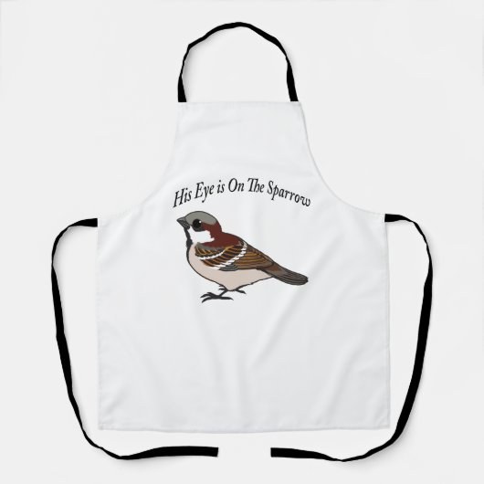 Sein Auge ist auf dem Sparrow Schürze (Vorderseite)