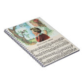 Sein Auge ist auf dem Spatzennotizbuch Notizblock (Rechte Seite)