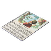 Sein Auge ist auf dem Spatzennotizbuch Notizblock (Linke Seite)