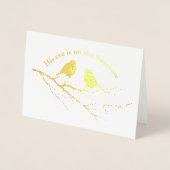 Sein Auge ist auf dem Spinrow beruhigende Hymne Ku Folienkarte (Vorderseite)