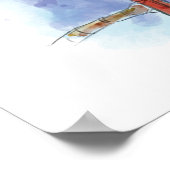 Sein Auge ist auf der Sparrow Wall Art Poster (Ecke)