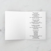 SEIN AUGE IST AUF DER SPATZEN-GRUSS-KARTE KARTE (Innenseite)