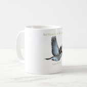 Sein Auge ist auf der Spatzenkaffee-Tasse Kaffeetasse (Vorderseite Links)