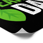 Sein B-Earth-Tag Geburtstag Poster (Ecke)