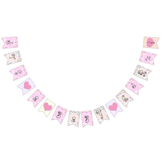 ☆ SEIN BABYGIRL-Banner mit benutzerdefinierten Ein Wimpelkette (Alle)