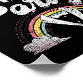 Sein Bachelor Party Rainbow Groom Funny Bachelor Poster (Ecke)
