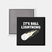Sein Ball-Blitz Funny Ufo und paranormales Desbel Magnet (Vorderseite/Rückseite)