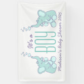 Sein Banner für ein Baby-Duschsignatur (Vertikal)