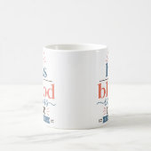 Sein Blut bedeckt mich Klassischer christlicher Gl Kaffeetasse (Mittel)