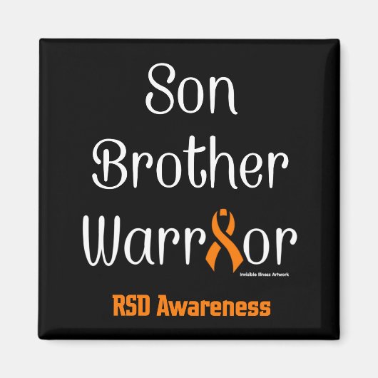 Sein Brother Warrior... Magnet (Vorne)