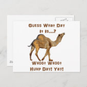 Sein Buckel-Tag Postkarte (Vorne/Hinten)