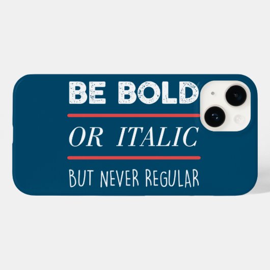 sein Case-Mate iPhone hülle (Rückseite (Horizontal))