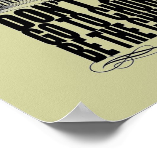 SEIN, das Kirchenplakat Poster (Ecke)