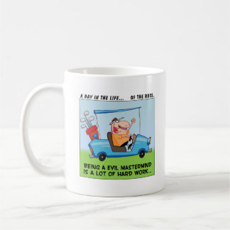 Sein der große Chef ist harte Arbeit Kaffeetasse