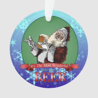 Sein die wunderbarste Zeit für ein Bier Ornament
