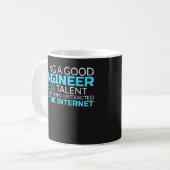 Sein ein guter Ingenieur ist 3% Talent - Technik Kaffeetasse (Vorderseite Links)