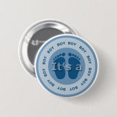 sein ein Junge Button (Vorne & Hinten)