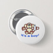 Sein ein JUNGE! Button (Vorne & Hinten)
