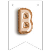 SEIN ein Junge! Goldflagge Wimpelkette (Dritte Fahne)