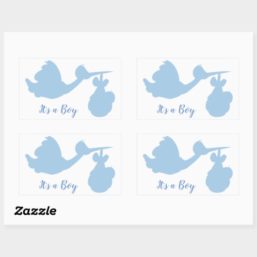 Sein ein Junge Rechteckiger Aufkleber (Blatt)