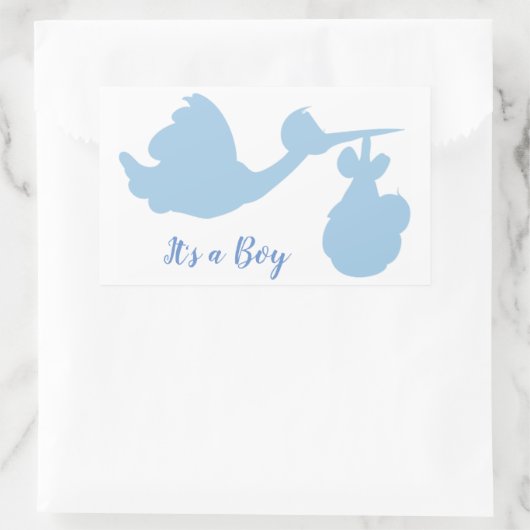 Sein ein Junge Rechteckiger Aufkleber (Tasche)